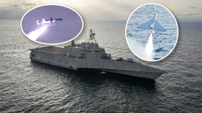 U.S. Navy Conducts First Shipborne Launch of LUCAS One-Way Attack Drone