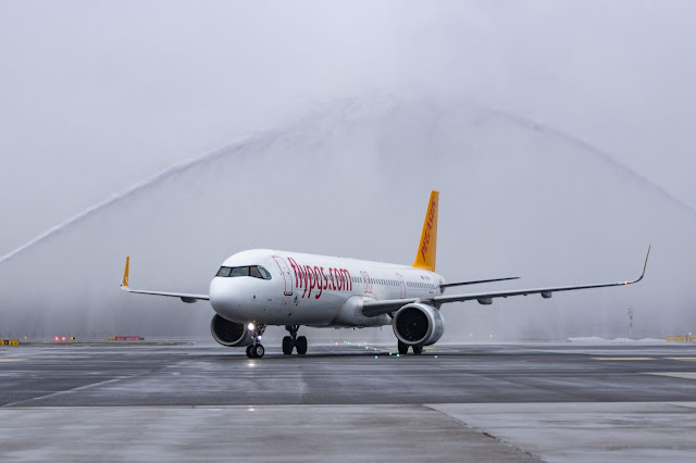 PHOTOS: Pegasus Airlines touches down in Ljubljana