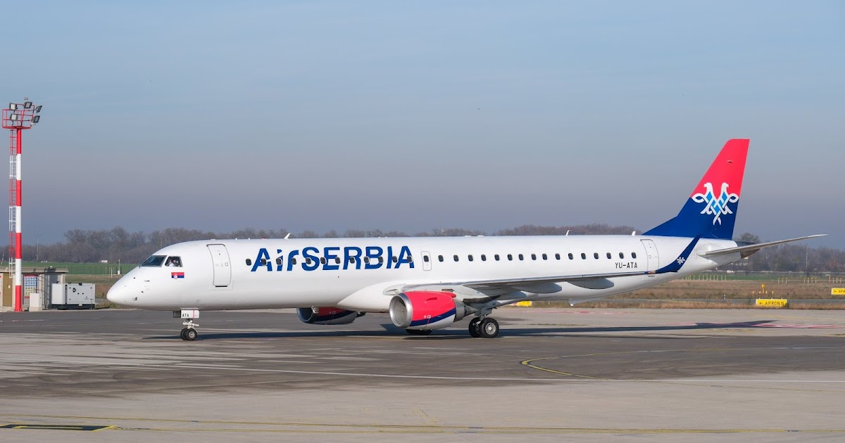 Air Serbia’s third E-Jet enters fleet, fourth to come