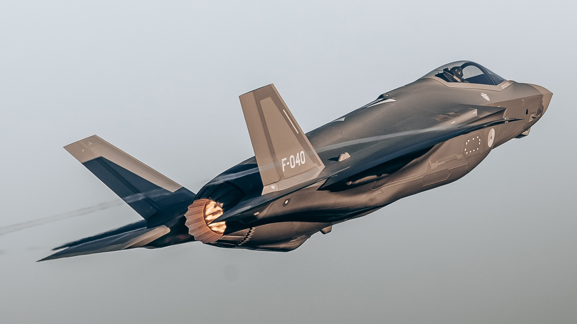 F-35 Fighters Conduct Training Operations From Amsterdam’s Schiphol Airport