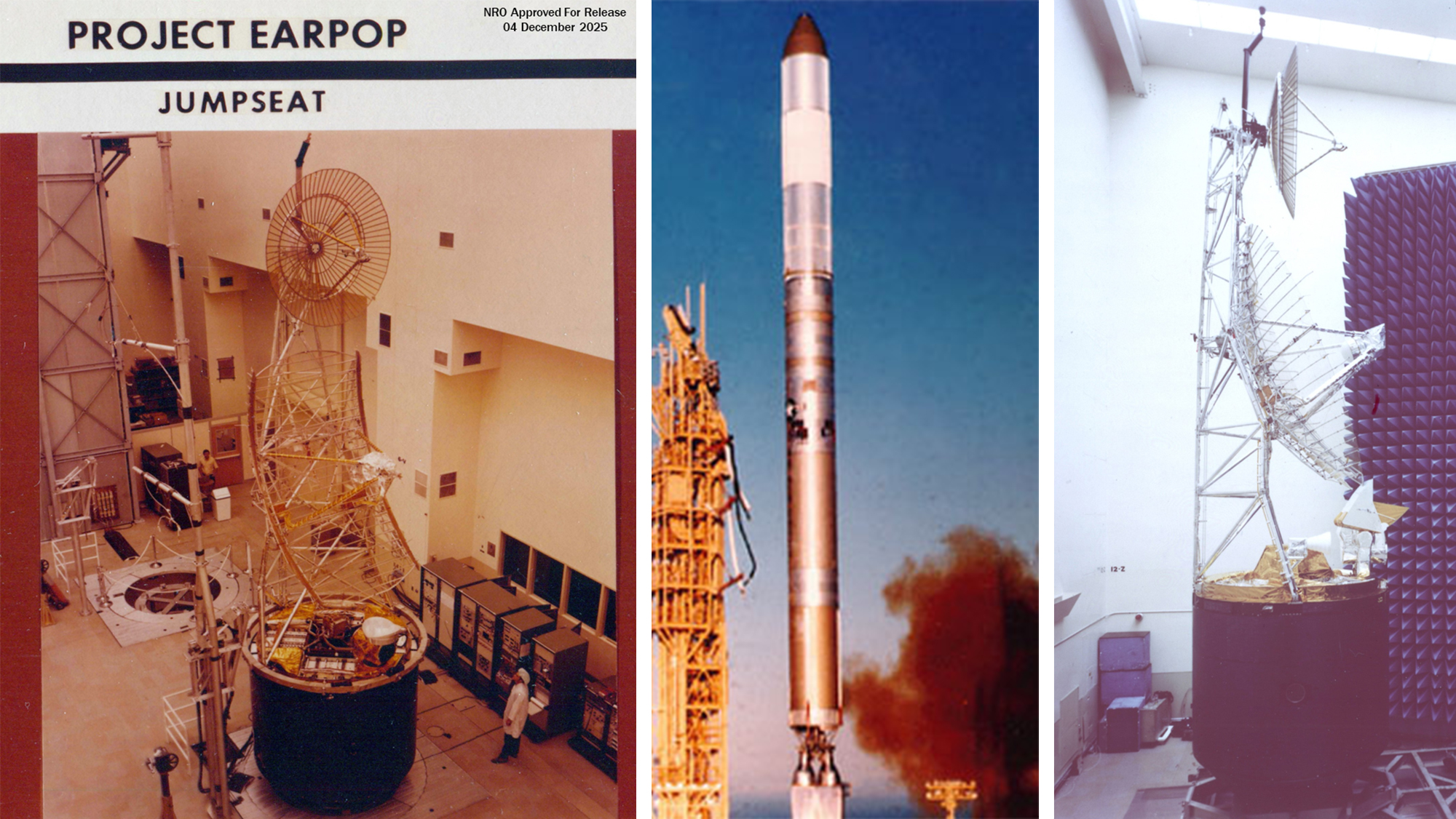 NRO Officially Declassifies JUMPSEAT First Gen Signals Intelligence Satellites