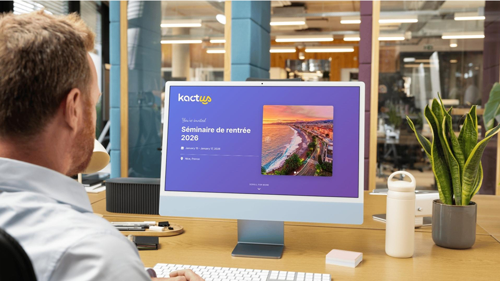 Kactus lance un nouvel outil pour l’organisation d’événements